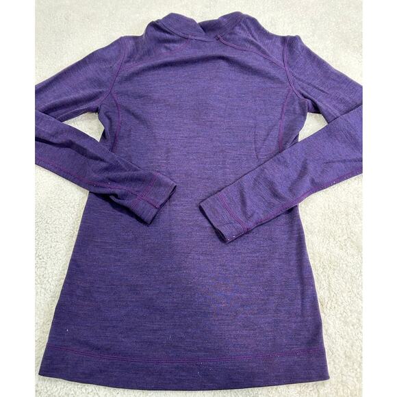 Smartwool Purple 1/4 Zip Pullover Size Small - Picture 7 of 7